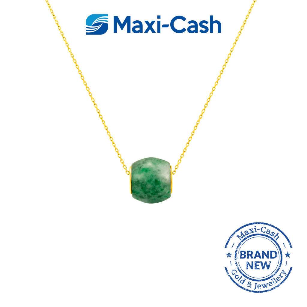 LuLuTong (路路通) Jade Necklace in 18K Yellow Gold