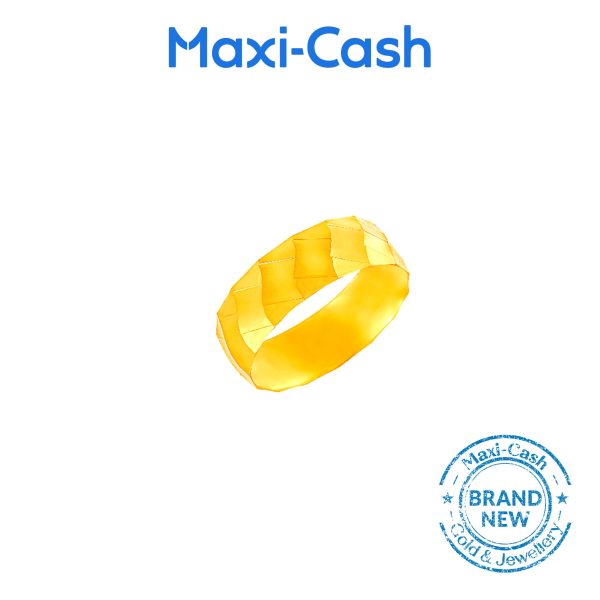 Blissful Reflections Couple Ring in 916 Gold