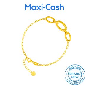 Circlet Infinity Bracelet in 916 Gold