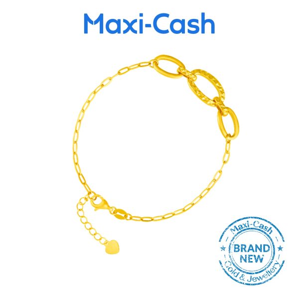 Circlet Infinity Bracelet in 916 Gold