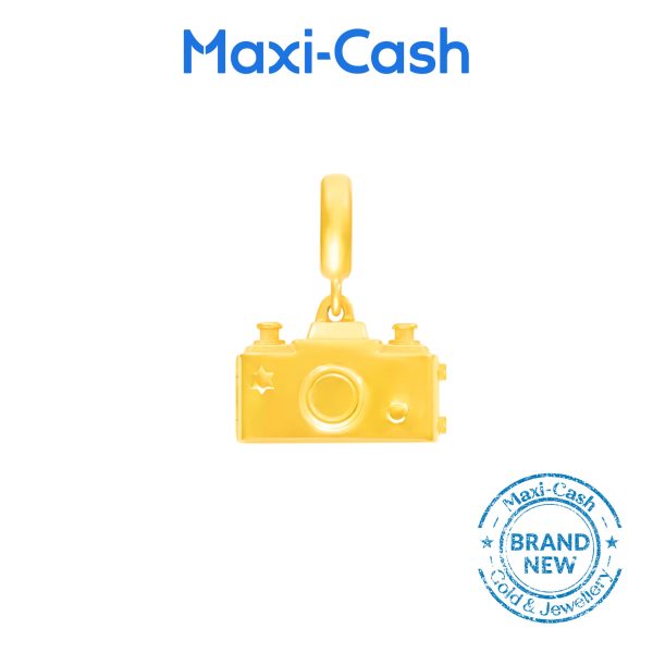 Camera Fantasi Charm in 916 Gold