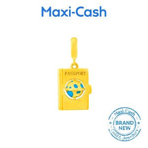 Passport Fantasi Charm in 916 Gold