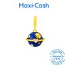 Galaxy Globe Fantasi Charm in 916 Gold