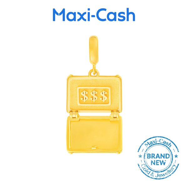 Luggage Fantasi Charm in 916 Gold - Image 2