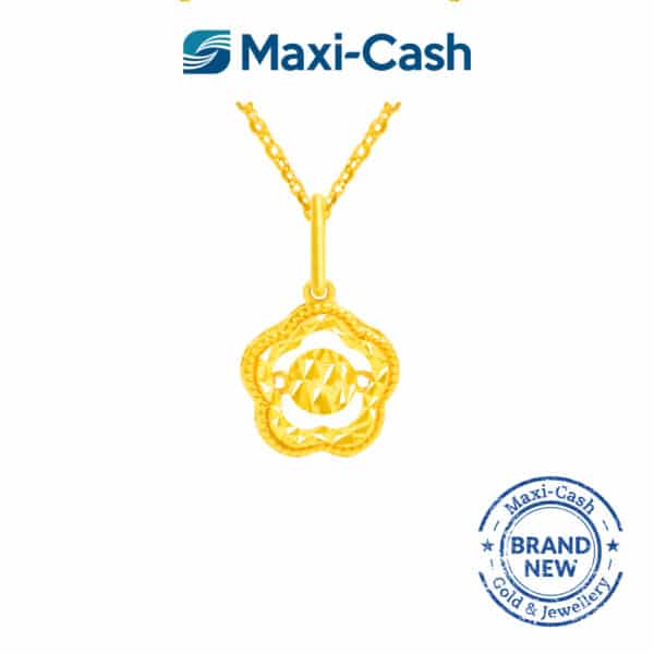 Adorable Star Dancing Pendant in 916 Gold