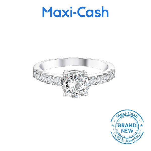 True Carat Diamond Nuevo Adore Ring in 18k White Gold - Image 2