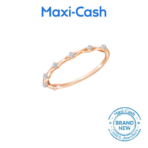 Diamond Mode Eternity Ring in 18K Rose Gold