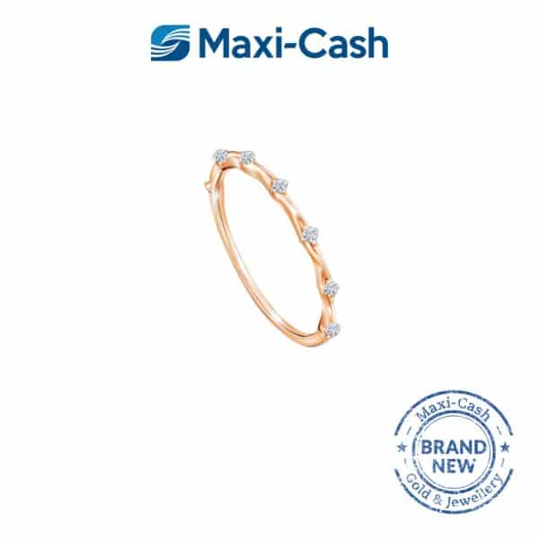 Diamond Mode Eternity Ring in 18K Rose Gold