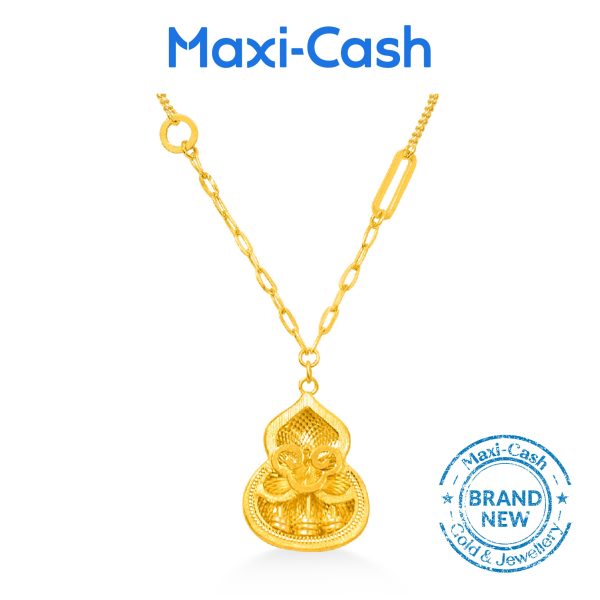 Abacus Gourd (Hulu) Necklace in 999 Gold