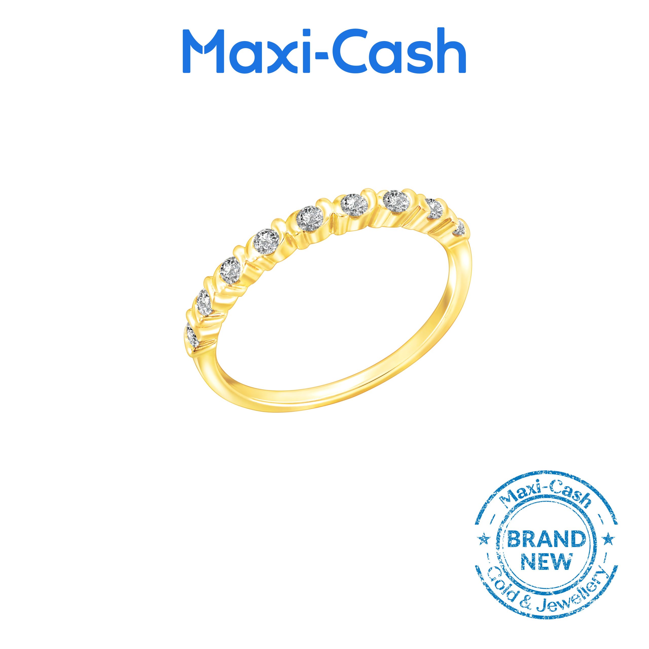 Diamond Eternity Ring in 14K Yellow Gold