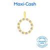 Diamond Dazzling Halo Pendant in 14K Yellow Gold - Image 2
