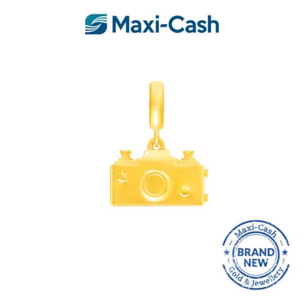 Camera Fantasi Charm in 916 Gold
