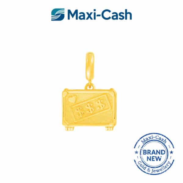 Luggage Fantasi Charm in 916 Gold