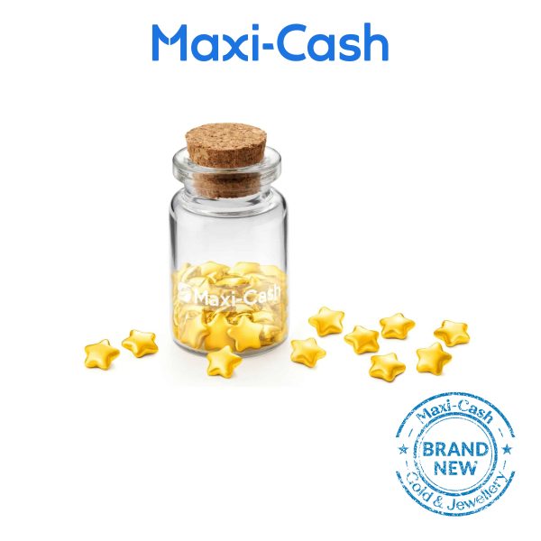 1gm Petite Star (Gold Bean) in 999 Gold [Bundle of 3 - Bottle Included] - Image 2