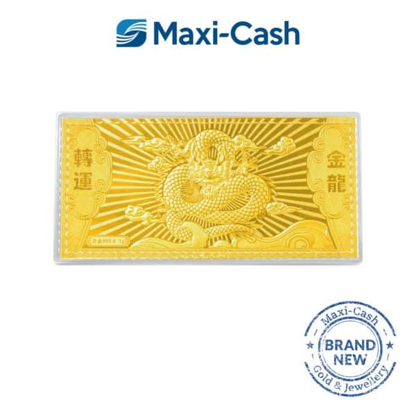 Gold Dragon Gold Bar in 999 Gold