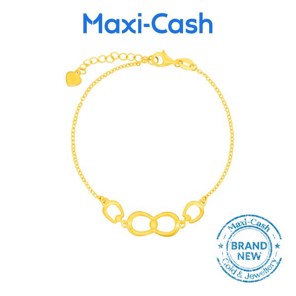 Ethereal Loops Bracelet in 916 Gold