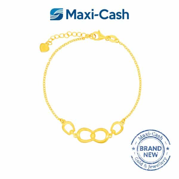 Ethereal Loops Bracelet in 916 Gold