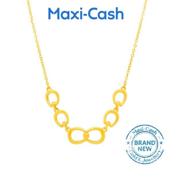 Ethereal Loops Necklace in 916 Gold