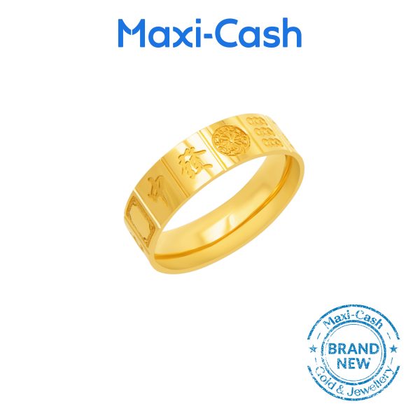 Shisanyao (十三幺) Ring in 916 Gold