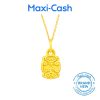 Blessing Ping An Fu Pendant in 999 Gold