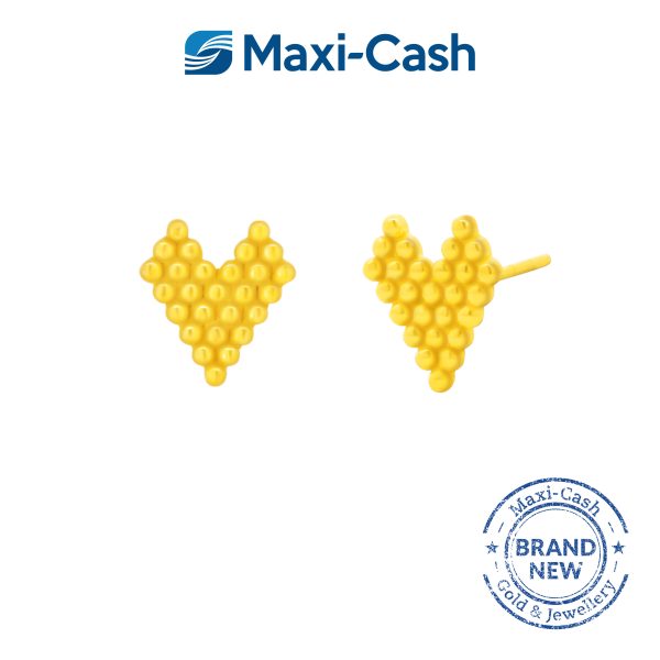 Love Beads Earrings in 916 Gold