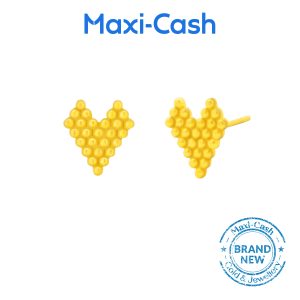 Love Beads Earrings in 916 Gold