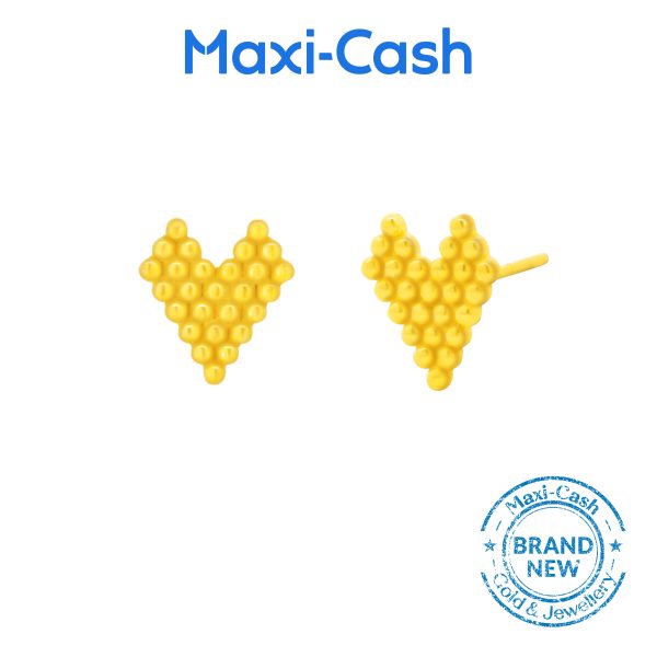 Love Beads Earrings in 916 Gold