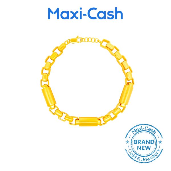 Colossus Link Bracelet in 916 Gold