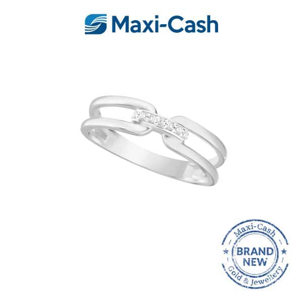 Diamond Seoulstyle Starlit Ring in 14K White Gold