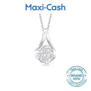 Diamond Starlite Pendant in 18K White Gold