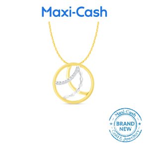 Diamond Circle Dreams Pendant in 14K Yellow Gold