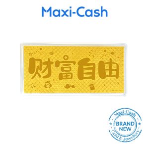 Financial Independence Gold Bar in 999 Gold