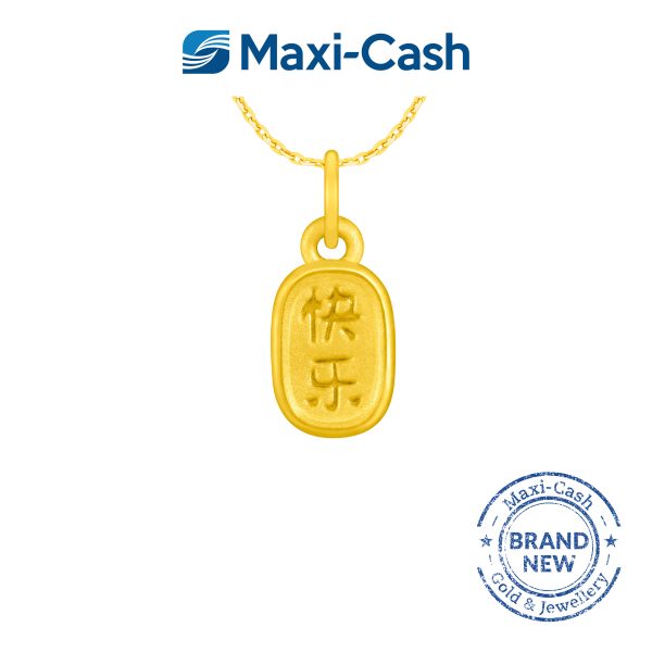 Blessing (Health and Joy) Pendant in 999 Gold - Image 2