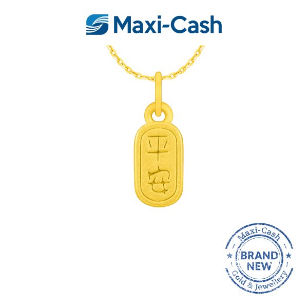 Blessing (Peace and Happiness) Pendant in 999 Gold
