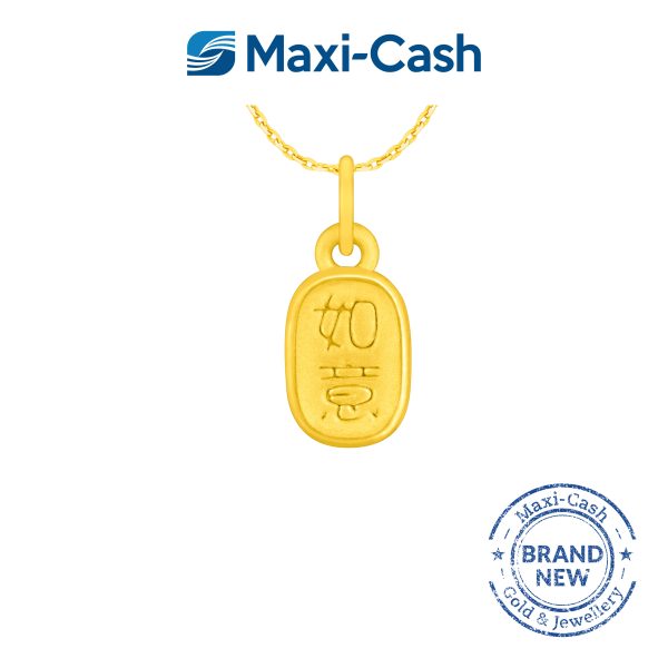 Blessing (Auspicious) Pendant in 999 Gold - Image 2