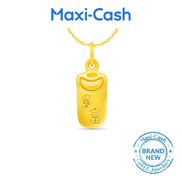 Blessing (Wealthy Overnight) Pendant in 999 Gold - Image 2
