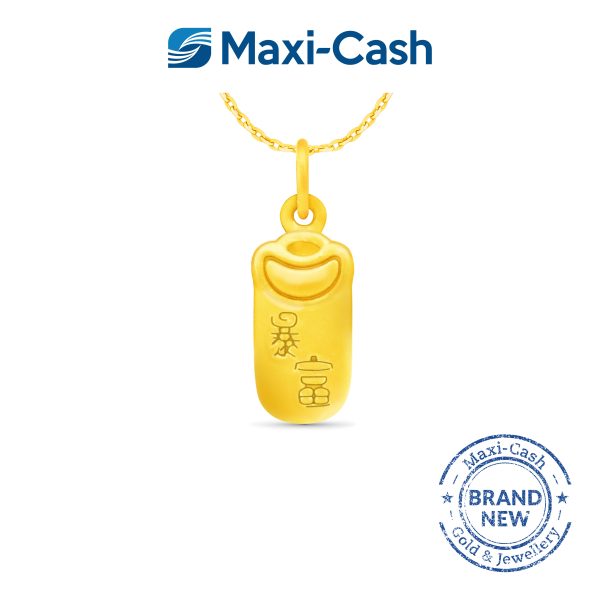 Blessing (Wealthy Overnight) Pendant in 999 Gold - Image 2