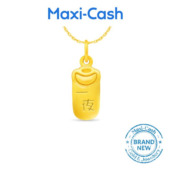 Blessing (Wealthy Overnight) Pendant in 999 Gold