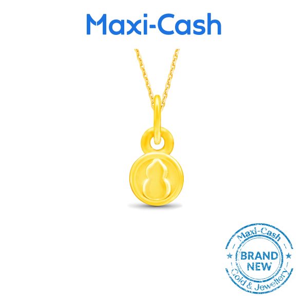 Prosperity Fu (Hulu) Pendant in 999 Gold