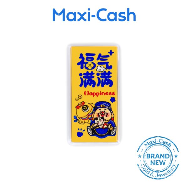 Full of Happiness Mini Gold Bar in 999 Gold