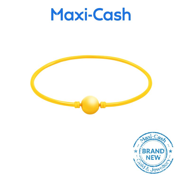 Golden Bead Bangle in 916 Gold