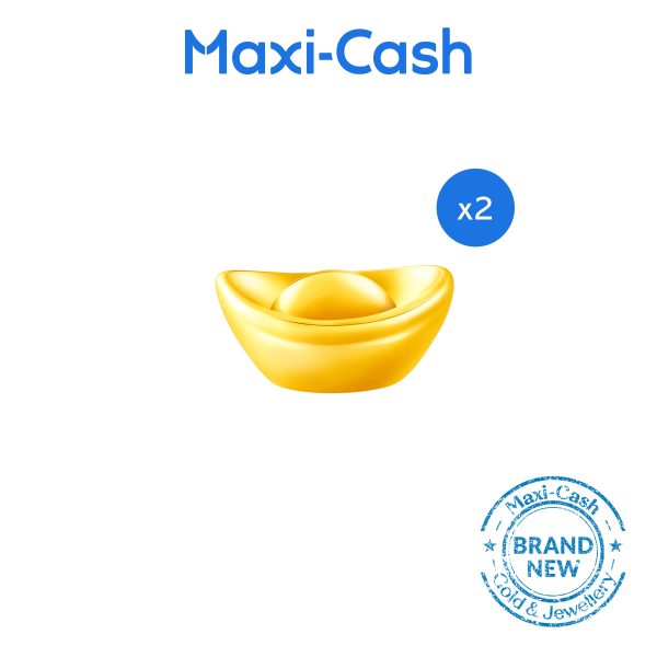 1gm Petite Ingot (Gold Bean) in 999 Gold [Bundle of 2 - Bottle Included]