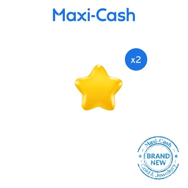 1gm Petite Star (Gold Bean) in 999 Gold [Bundle of 2 - Bottle Included]