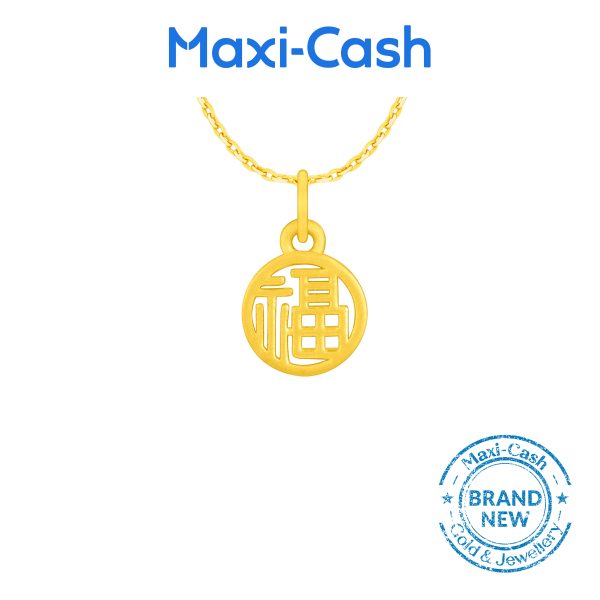 Blessing (Prosperity) Pendant in 999 Gold