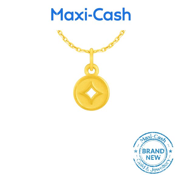 Blessing (Gold Coin) Pendant in 999 Gold