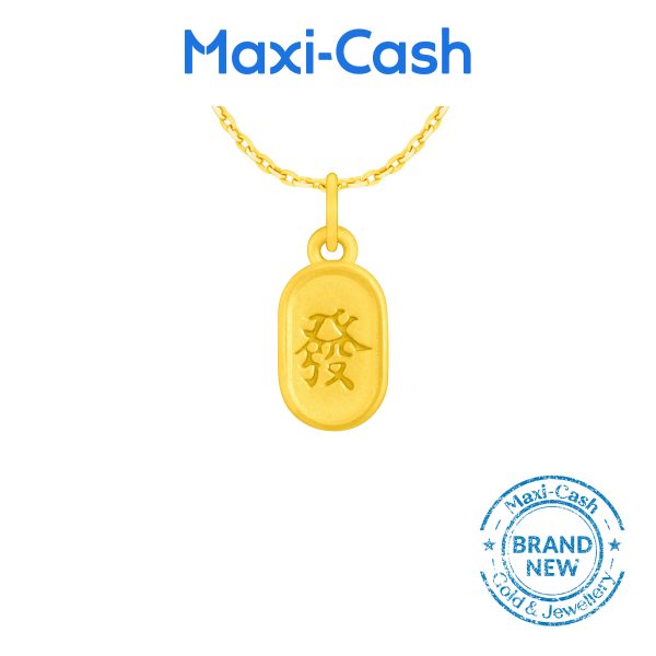 Blessing (Good Fortune) Pendant in 999 Gold