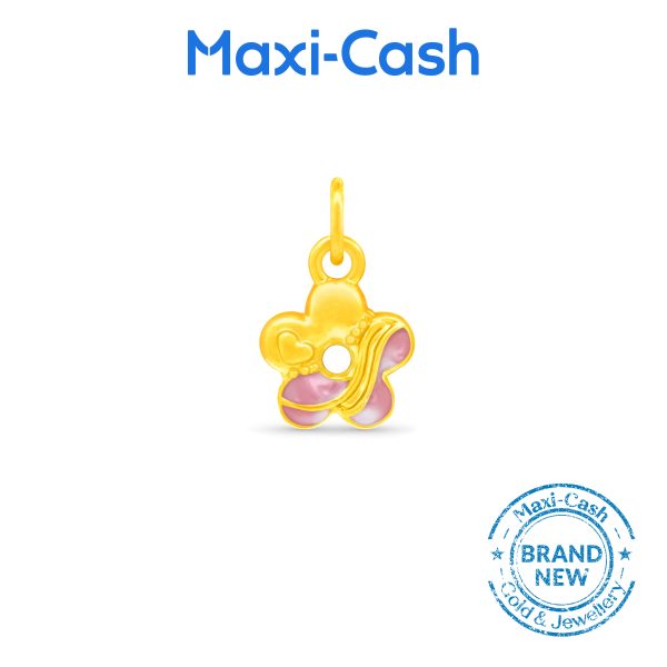 Enchanting Bloom Fantasi Charm in 999 Gold