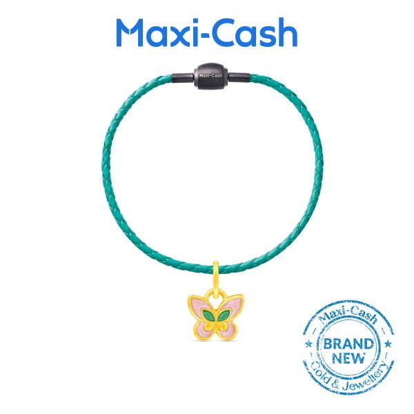 Enchanting Butterfly Fantasi Charm in 999 Gold - Image 2