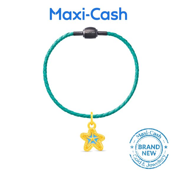 Enchanting Starfish Fantasi Charm in 999 Gold