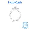 True Carat Diamond Nuevo Round Trilogy Ring in 18K White Gold - Image 2